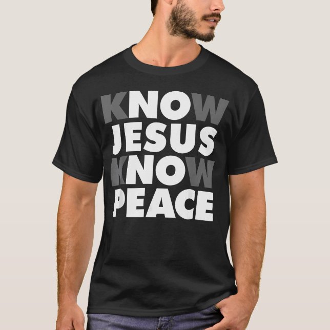 Camiseta Conoce a Jesús Conoce (Anverso)