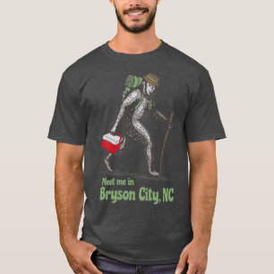 Camiseta Conoce a mí en Bryson City Carolina del Norte Caro