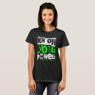 Camiseta Conoce el Poder Gráfico de Empoderamiento de las M