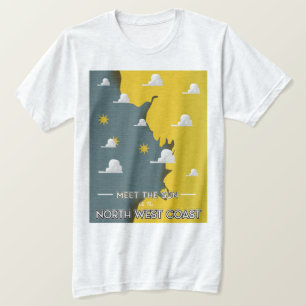 Camiseta Conoce el Sol, en la Costa Noroeste