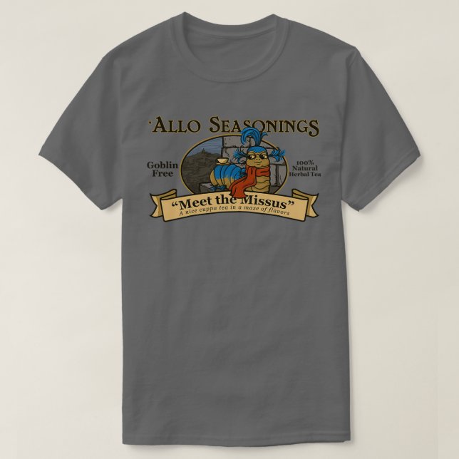 Camiseta Conoce el té Missus (Diseño del anverso)