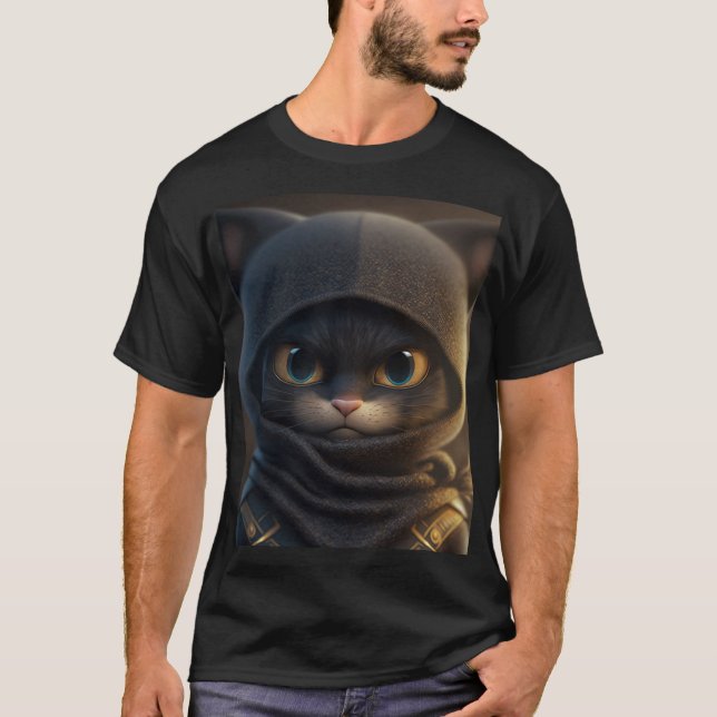 Camiseta Conoce Gato Ninja (Anverso)
