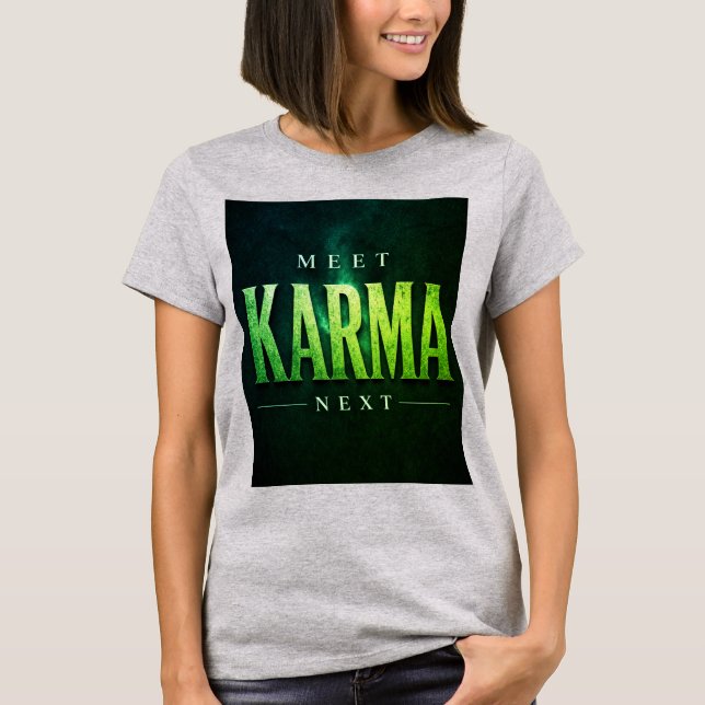 Camiseta ¡Conoce Karma Next! (Anverso)