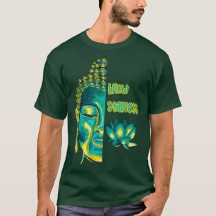 Camiseta Conoce la quietud meditando a Buddha Head Lotus Bu