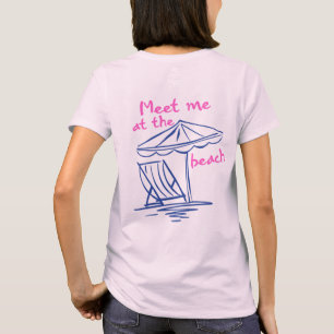 Camiseta Conoce Me en la Playa–Vibraciones Costeras de Vera
