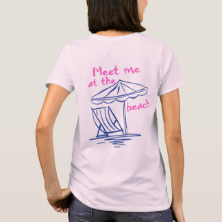 Camiseta Conoce Me en la Playa–Vibraciones Costeras de Vera