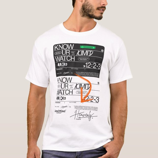 CAMISETA CONOCE TU LÍMITE (Anverso)