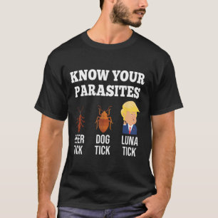 Camiseta Conoce tus parásitos resistencia a la pulla anti-t