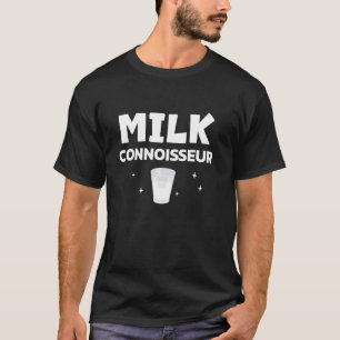 Camiseta Conocedor de Leche Humor Intolerante Vaca Lactosa
