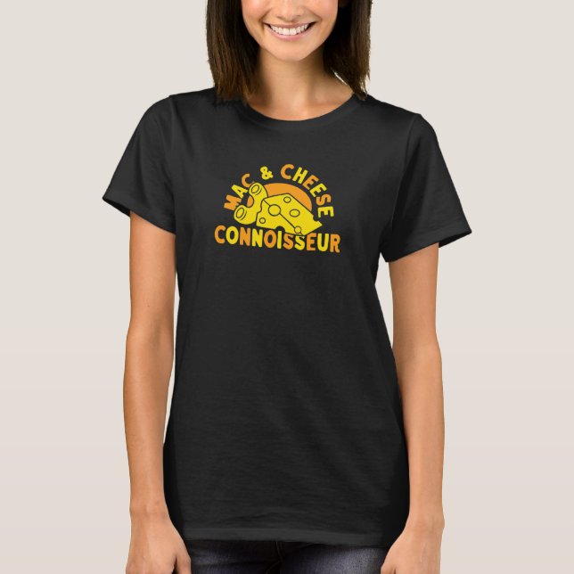 Camiseta Conocedor de Macarrones con Queso Comida de Macarr (Anverso)