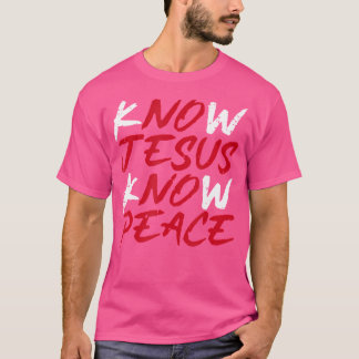 Camiseta Conocer a Jesús Conocer la Paz