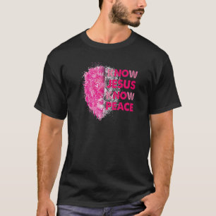 Camiseta Conocer a Jesús Conocer Paz Cristiano Jesús Verso