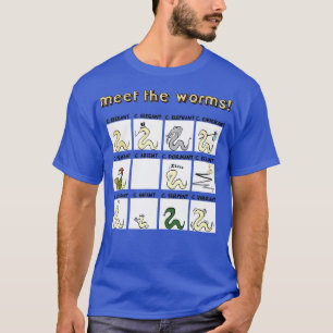 Camiseta conocer a los gusanos