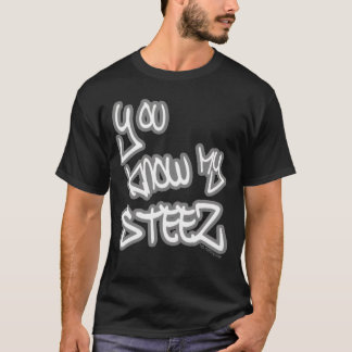 Camiseta Conoces mi estilo hip hop, goteo de fuego, swagger