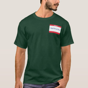 Camiseta conocida de la etiqueta