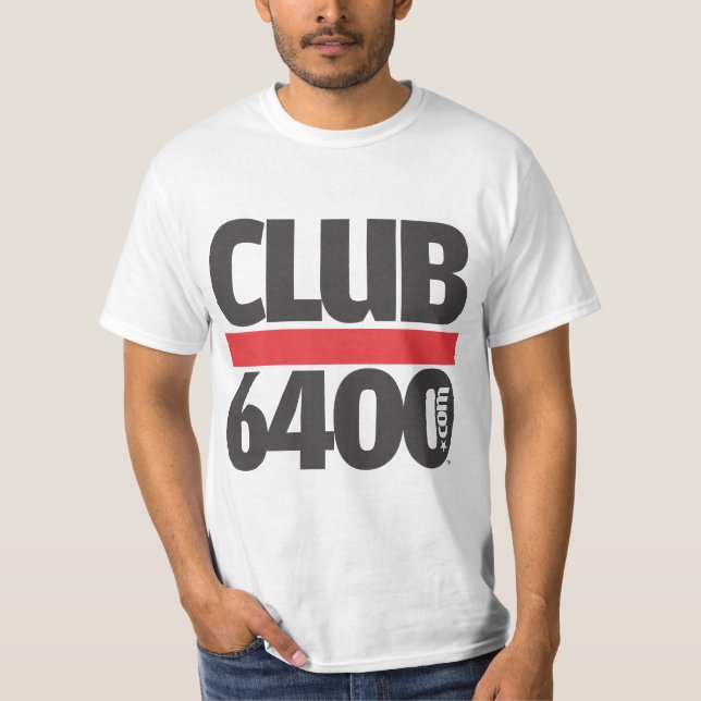 Camiseta conocida del logotipo del club 6400 (Anverso)