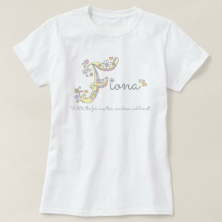 Camiseta conocida del monograma del significado de