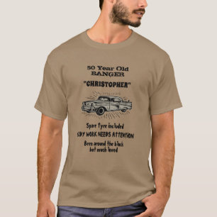 Camiseta Conocido auto viejo Chiste de cumpleaños número 50