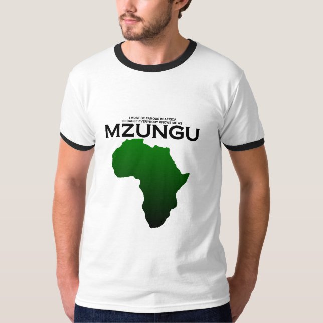 Camiseta Conocido como Mzungu (Anverso)