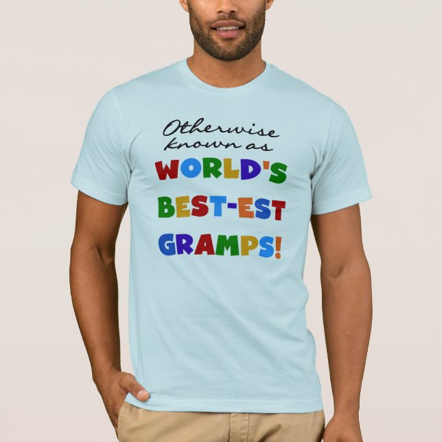 Camiseta Conocidos como los mejores Gramps (Anverso)