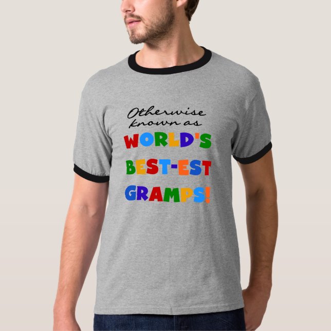 Camiseta Conocidos como los mejores Gramps (Anverso)