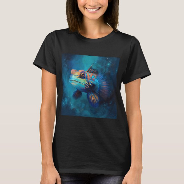 Camiseta Conociendo al pez mandarín (Anverso)