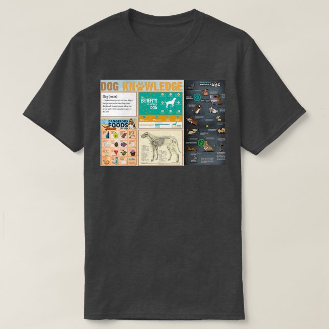 Camiseta Conocimiento de perros (Diseño del anverso)