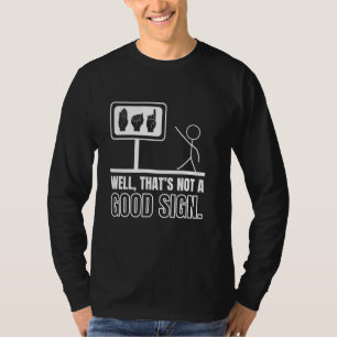 Camiseta Conocimiento sordo del lenguaje de Rótulo american