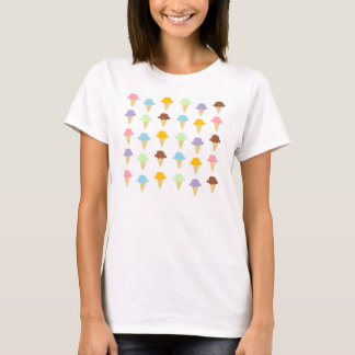 Camiseta Conos de helado coloridos