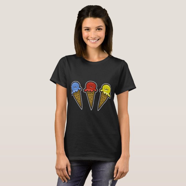 Camiseta Conos de Helado No. 4 (Anverso completo)