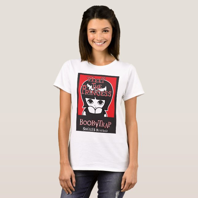 Camiseta Conozca a la Princesa Boobytrampa (Anverso completo)