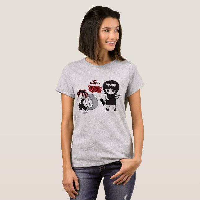 Camiseta Conozca A La Princesa Desafiando La Gravedad (Anverso completo)