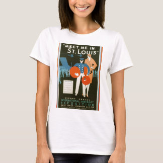 Camiseta Conozca A Mí En St Louis Vintage Travel Poster