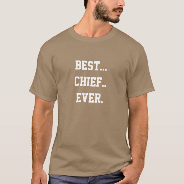 Camiseta ¿Conozca al mejor jefe de la marina de guerra (Anverso)