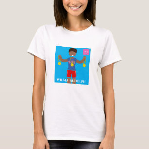 Camiseta Conozca su HERstory: Wilma Rudolph