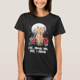 Camiseta Conozco a Cat Mom Cat Dad Dad Humor Cat Chiste
