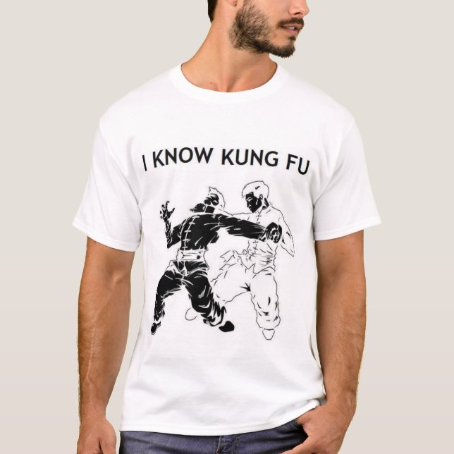 Camiseta Conozco Kung Fu (Anverso)