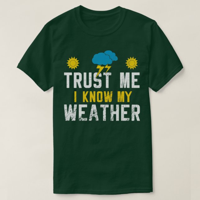 Camiseta Conozco Mi Clima (Diseño del anverso)
