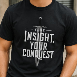 Camiseta Conquista e Insight Negrita Inspiradora 