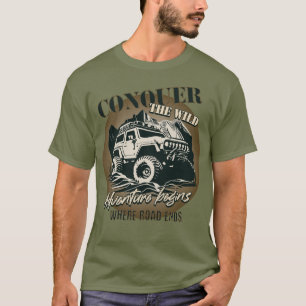 Camiseta Conquista el Salvaje - marrón