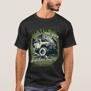 Camiseta Conquista el Salvaje - verde