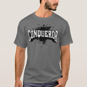 Camiseta Conquistador bíblico inspirador, motivación