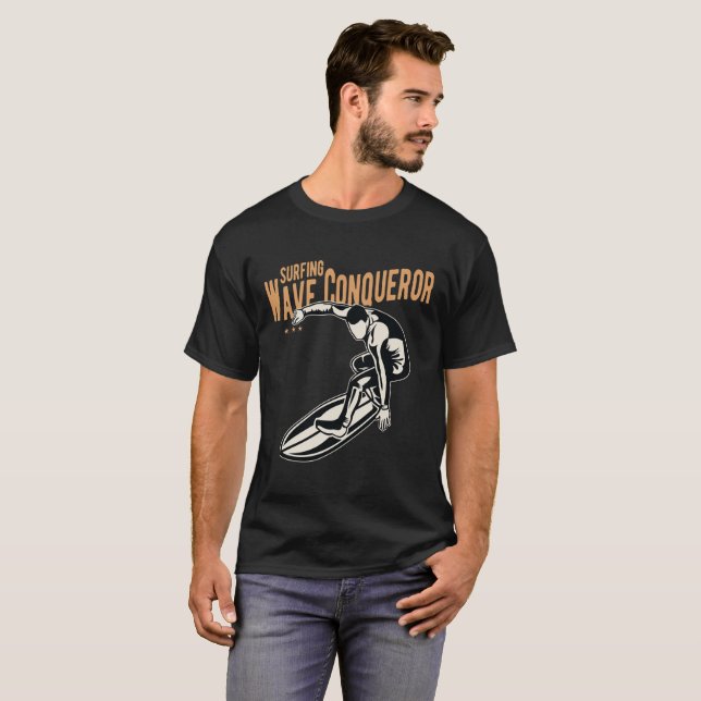 Camiseta Conquistador de ondas (Anverso completo)