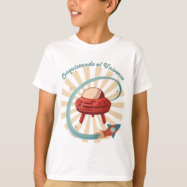 CAMISETA CONQUISTANDO EL UNIVERSO (Anverso)