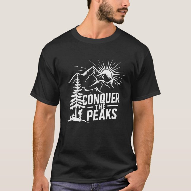 Camiseta Conquistar al alpinista Pico (Anverso)