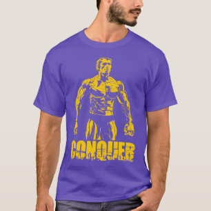Camiseta Conquistar amigos del gimnasio de Arnold Schwarzen