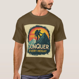 Camiseta Conquistar cada altura - Motivacional