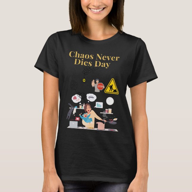 Camiseta conquistar el caos en tu mente (Anverso)