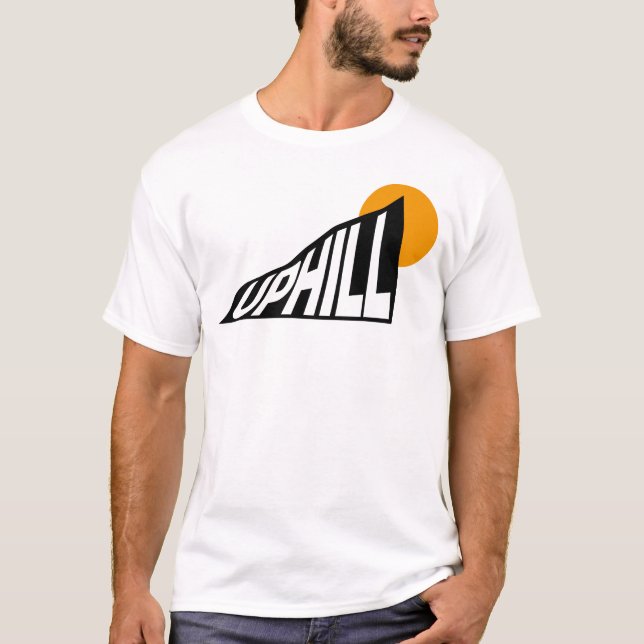 Camiseta Conquistar la subida: Uphill Motivation Tee (Anverso)