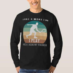 Camiseta Conquistar las pistas con yo sé las cosas gracioso
